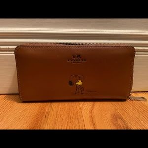 Coach x Peanuts Snoopy Leather Wallet